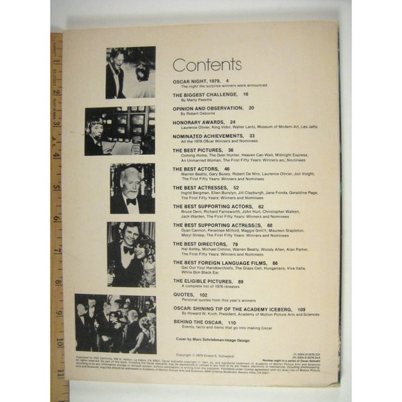 Academy Awards Oscar 1979 Cooper HC Deer Hunter Warren Beatty Robert De Niro - Picture 7 of 7